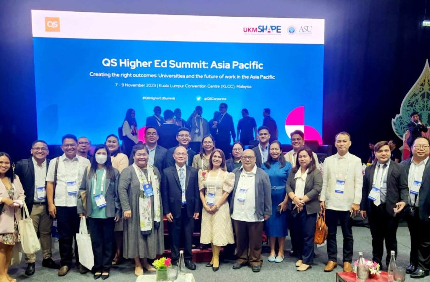 President Cardoso Joins Philippine Delegation at the QS Higher Ed Summit