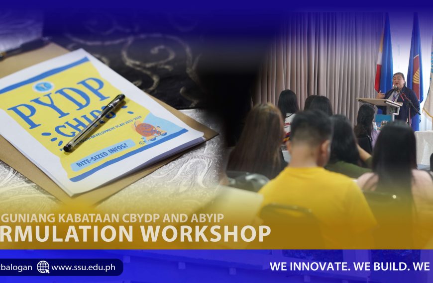 SSU takes part in Catbalogan SK’s CBYDP, ABYIP formulation workshop