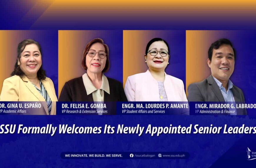 SSU welcomes newly appointed Senior Leaders!